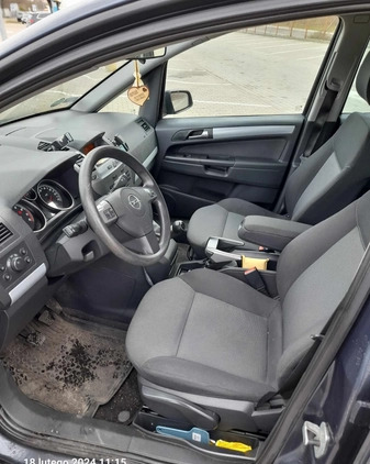 Opel Zafira cena 9000 przebieg: 200941, rok produkcji 2007 z Szczecin małe 56